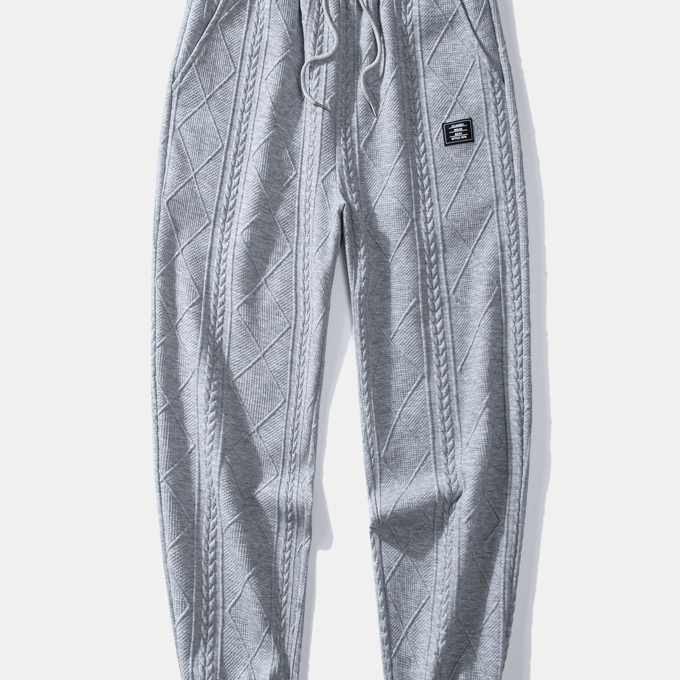 Patrick - Geometric Jacquard Joggers