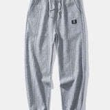 Patrick - Geometric Jacquard Joggers