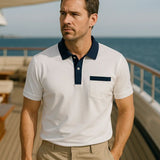 Garrett - Contrast Collar Polo