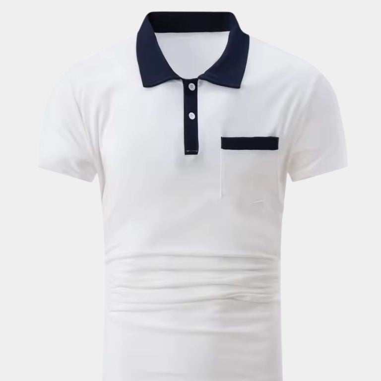 Garrett - Contrast Collar Polo