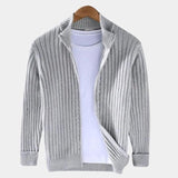 Neil - Classic Collared Knit Cardigan