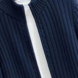 Neil - Classic Collared Knit Cardigan