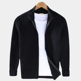 Neil - Classic Collared Knit Cardigan