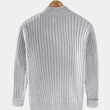 Neil - Classic Collared Knit Cardigan