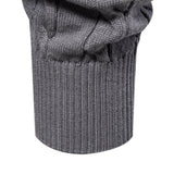 Rhys - Cable Knit Jacquard Sweater with Giraffe Embroidery