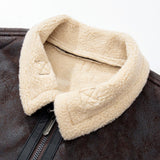 Yannick - Suede Jacket with Faux Fur Lining