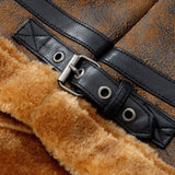 Yannick - Suede Jacket with Faux Fur Lining