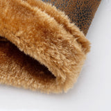 Yannick - Suede Jacket with Faux Fur Lining