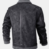 Yannick - Suede Jacket with Faux Fur Lining