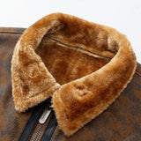 Yannick - Suede Jacket with Faux Fur Lining