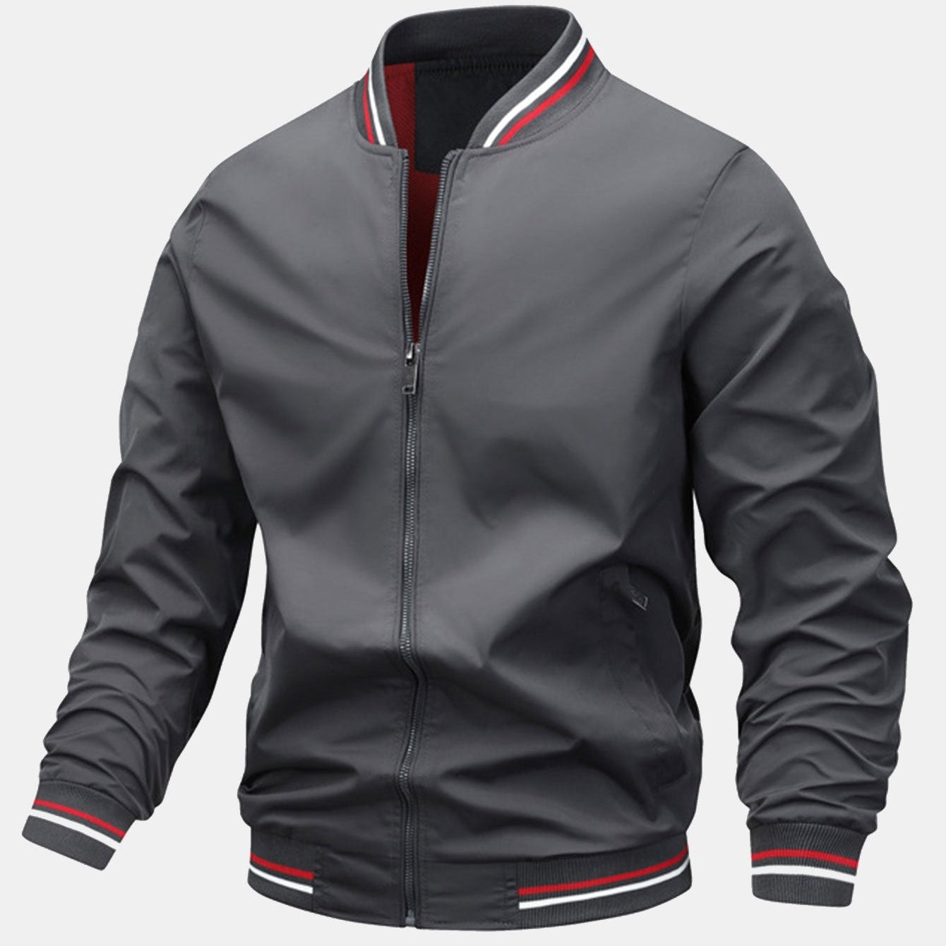 Ethan - Zip-Through Bomber Jacket