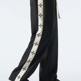Theo - Relaxed Fit Trousers with Side Stripe