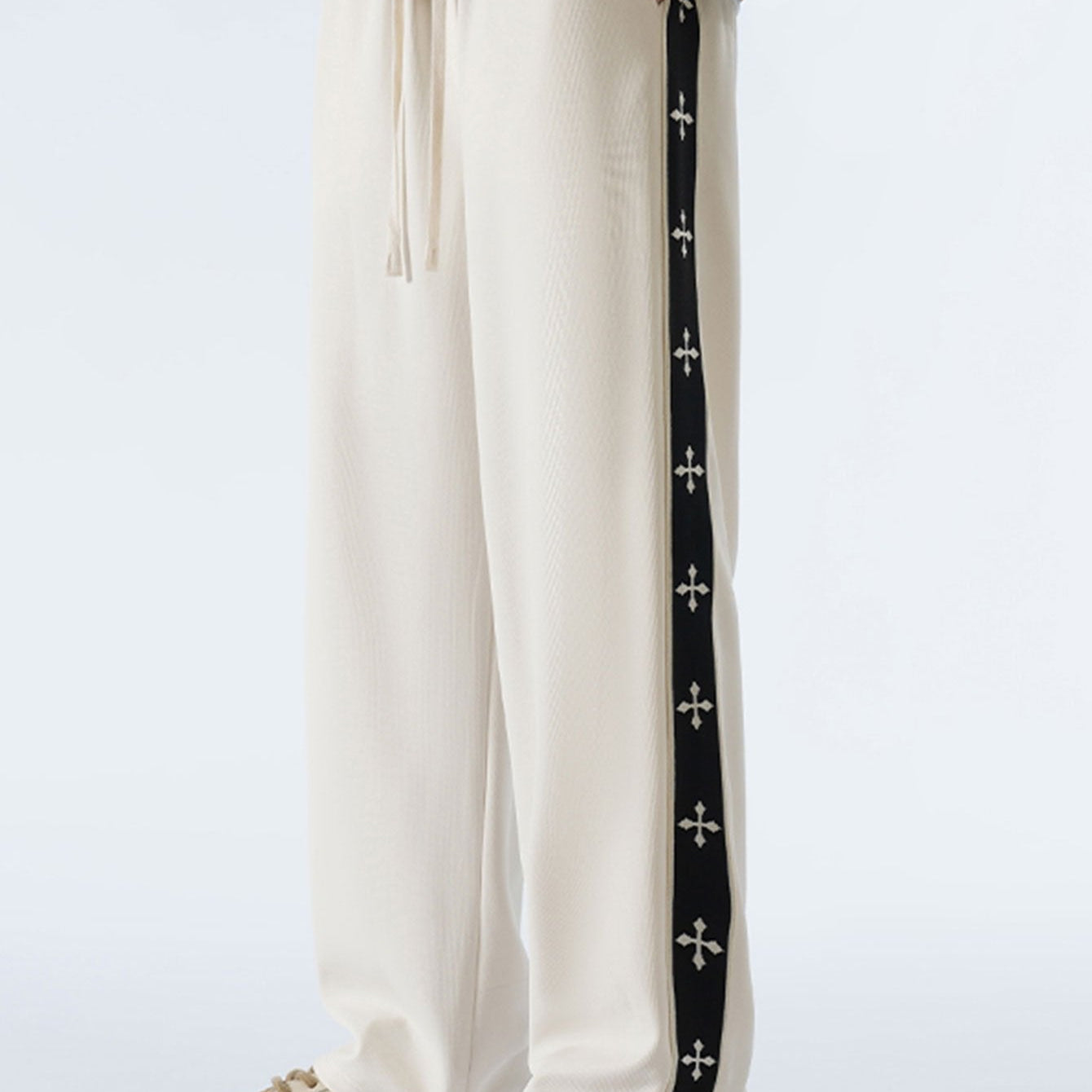 Theo - Relaxed Fit Trousers with Side Stripe