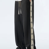 Theo - Relaxed Fit Trousers with Side Stripe