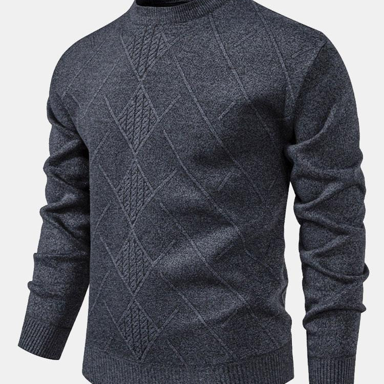 Kai - Geometric Check Sweater