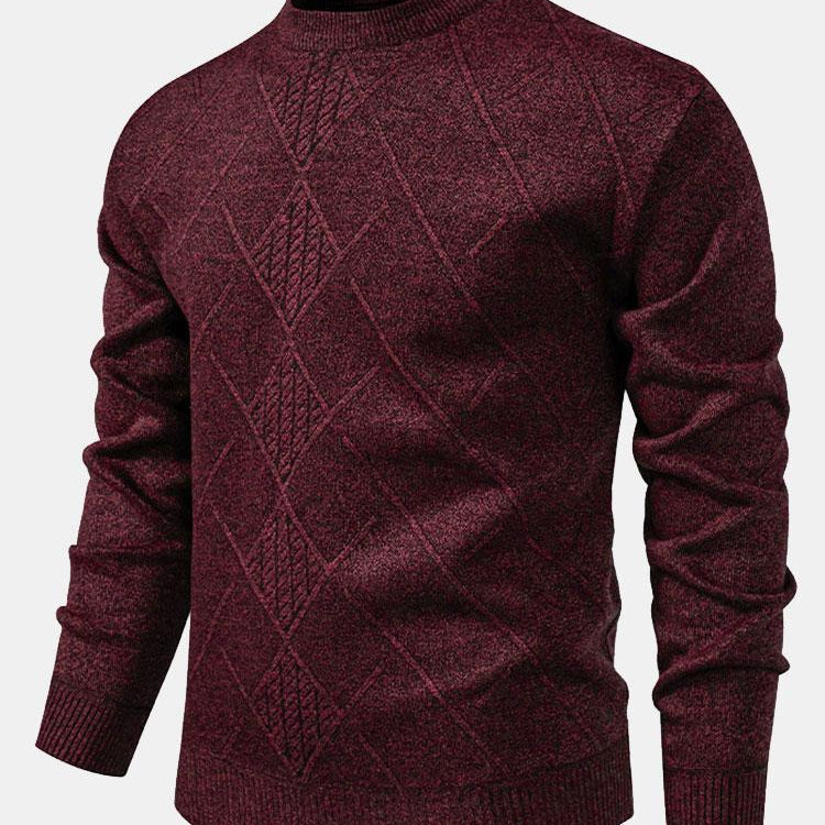 Kai - Geometric Check Sweater
