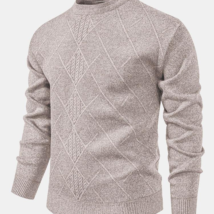 Kai - Geometric Check Sweater