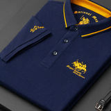 Dustin - Navy Club Stripe Polo