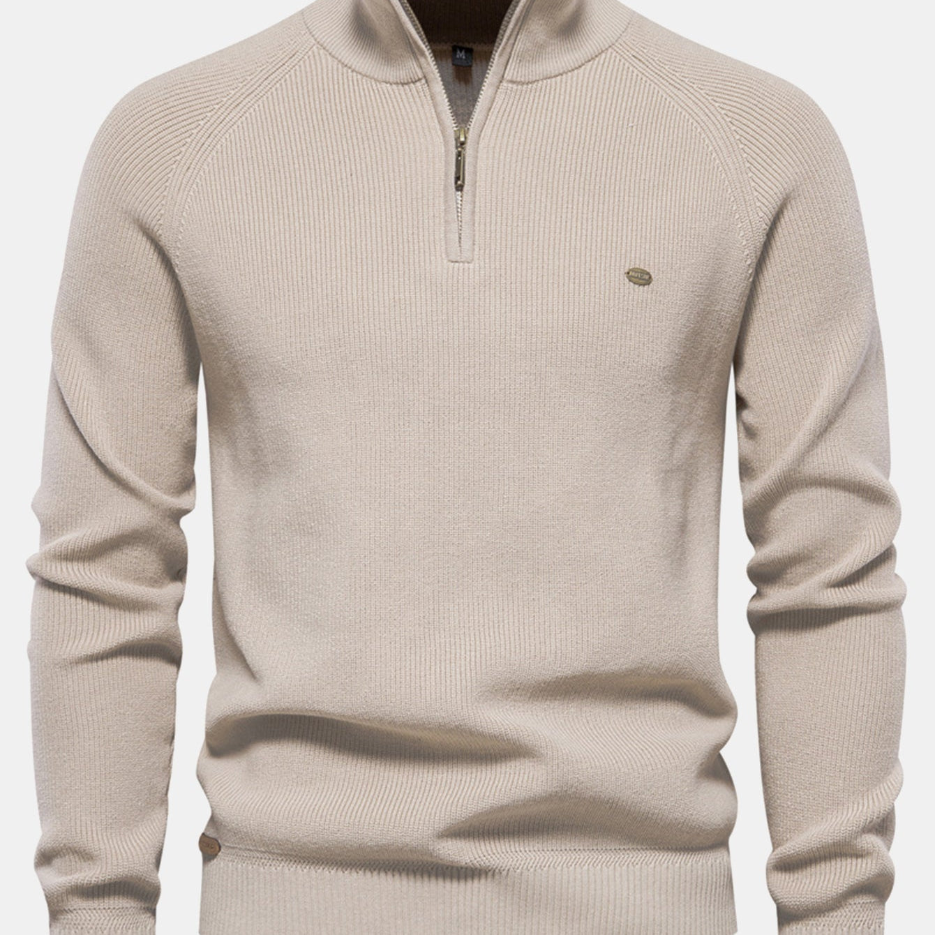 Stuart - Raglan Sleeve Quarter-Zip Sweater