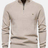 Stuart - Raglan Sleeve Quarter-Zip Sweater