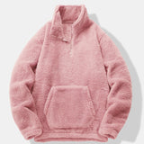 Lachlan - Teddy Fleece Mock Neck Quarter-Zip Pullover