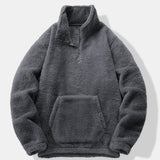 Lachlan - Teddy Fleece Mock Neck Quarter-Zip Pullover