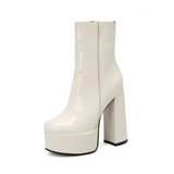 Carrie - Platform High Heel Boots