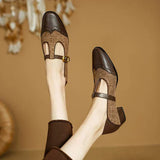 Cassandra - Vintage Buckle Shoes