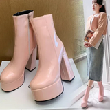 Carrie - Platform High Heel Boots