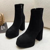Frances - Padded Heel Winter Boots