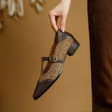 Cassandra - Vintage Buckle Shoes