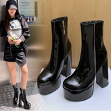 Carrie - Platform High Heel Boots