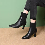Cora - Leather Platform Boots
