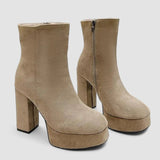 Frances - Padded Heel Winter Boots