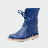 Laurel - Waterproof Leather Boots with Wool Lining