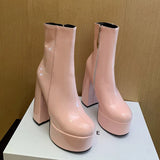 Carrie - Platform High Heel Boots