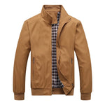Elliott men's harrington jacket in Khaki, view 5