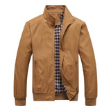 Elliott men's harrington jacket in Khaki, view 5