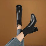 Callie - Elegant Flat Ankle Boots