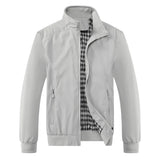 Elliott men's harrington jacket in White, view 4