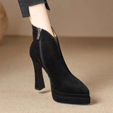Vivienne - Retro Stiletto Boots