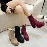 Frances - Padded Heel Winter Boots