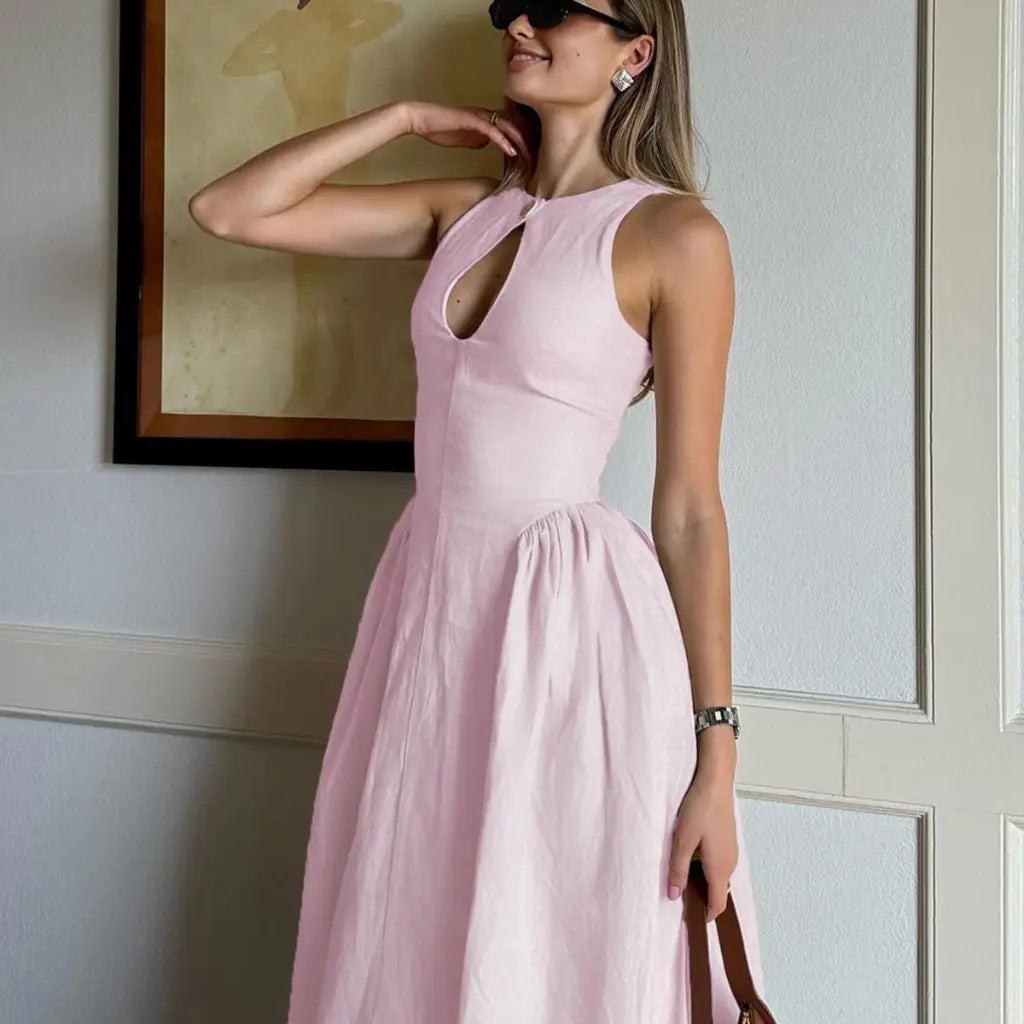 Sara - Elegant Midi Dress
