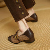 Cassandra - Vintage Buckle Shoes