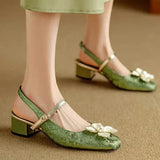 Susanna - Elegant Shoes with Floral Detail