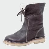 Laurel - Waterproof Leather Boots with Wool Lining