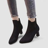 Margaret - Suede Platform Boots