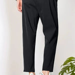 Rhett men's cropped tapered smart pants, view 3