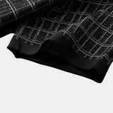 Dallas - Black Textured Knit Polo