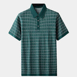 Dallas - Black Textured Knit Polo